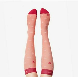 Figs heart compression socks